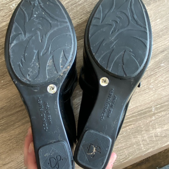 Donald Pliner leather wedge loafers - Picture 4 of 5